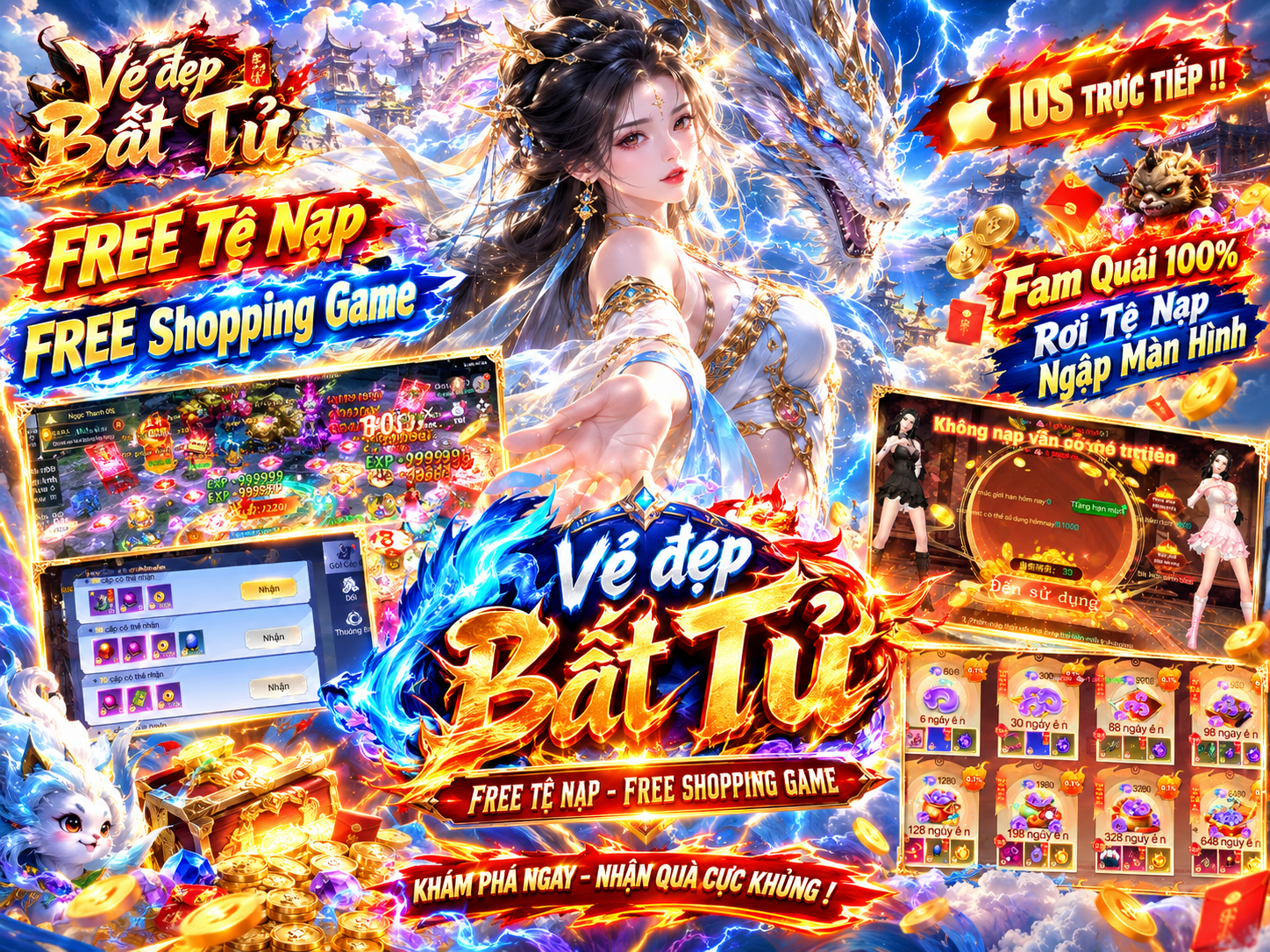 Game Lậu Tool GM 2026 #2155 – Vẻ đẹp Bất Tử – Tệ Nạp Game – Shopping Game – FREE ALL In Game