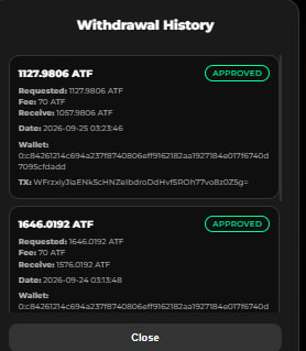 APP Đào Token ATF Rút Tiền Miễn Phí
